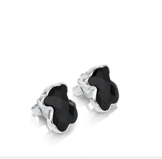 Tous Arete chico Onix Plata