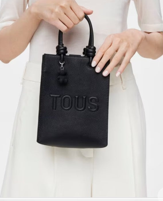 Tous Bolsa Pop Mini negra nudos