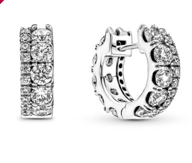 Aretes arracada chica zirconias