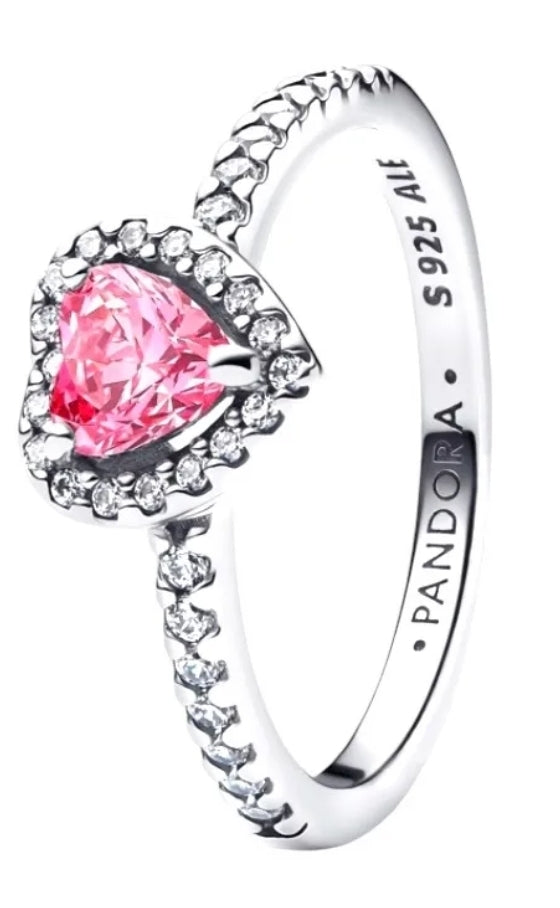 Anillo corazón Rosa