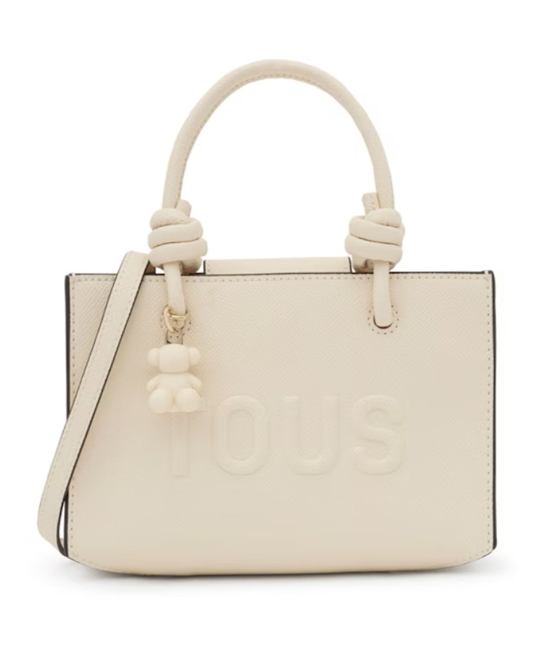Tous Bolsa Horizontal Mini Hueso - Blanca