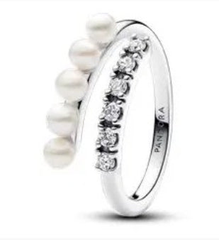 Anillo Perlas Plata