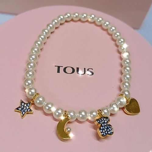 Tous pulsera perlas