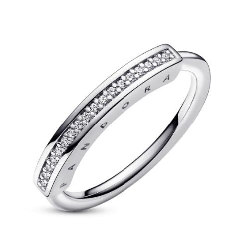 Anillo I-D pave