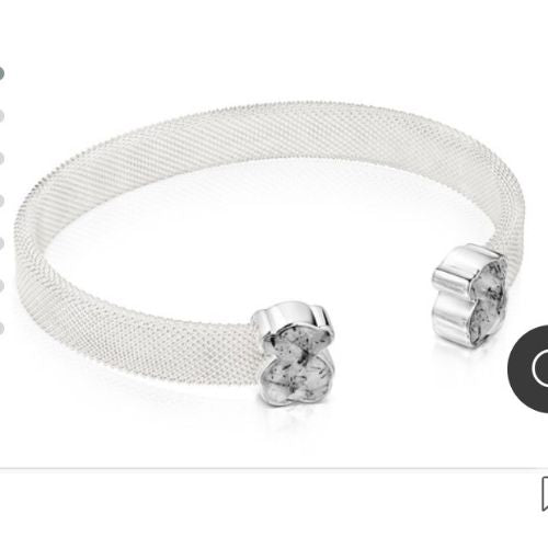 Tous pulsera blanca 2 osos blanco