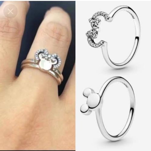 Anillo doble Mickey & Minnie