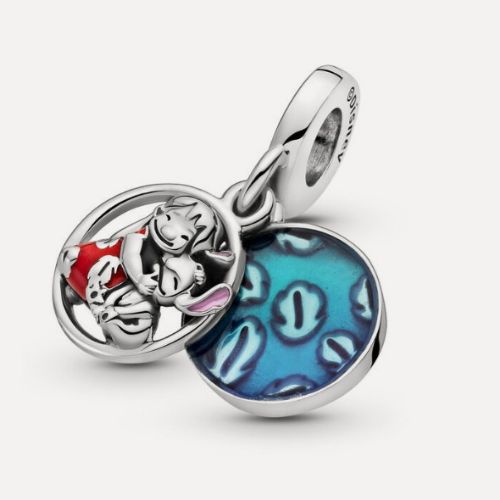 Charm Lilo y Stich Medallon
