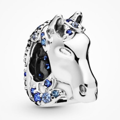 Charm Unicornio Cabeza Azul