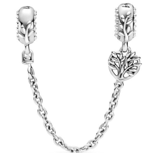 Charm cadena de seguridad arbol de la familia