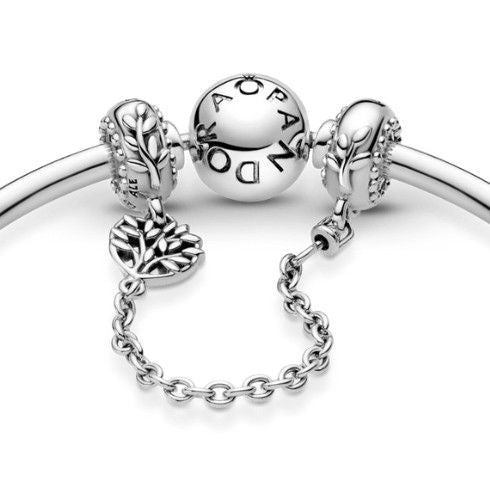 Charm cadena de seguridad arbol de la familia