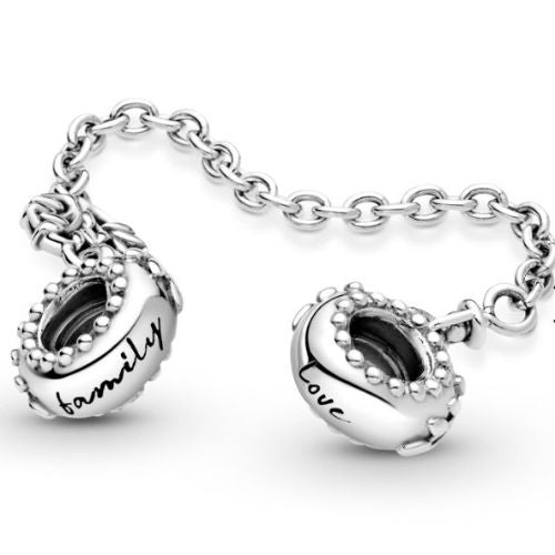 Charm cadena de seguridad arbol de la familia