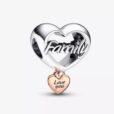 Charm corazon family