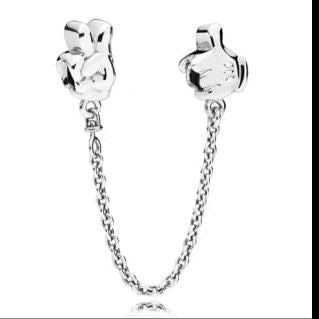 Charm Cadena de Seguridad Guantes Mickey