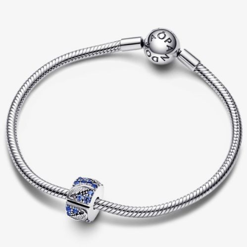 Charm Clip Hoja Azul