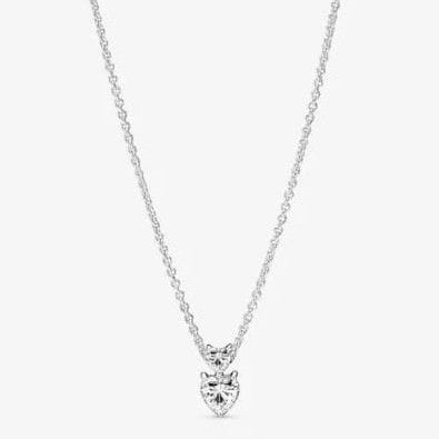 Collar doble corazón