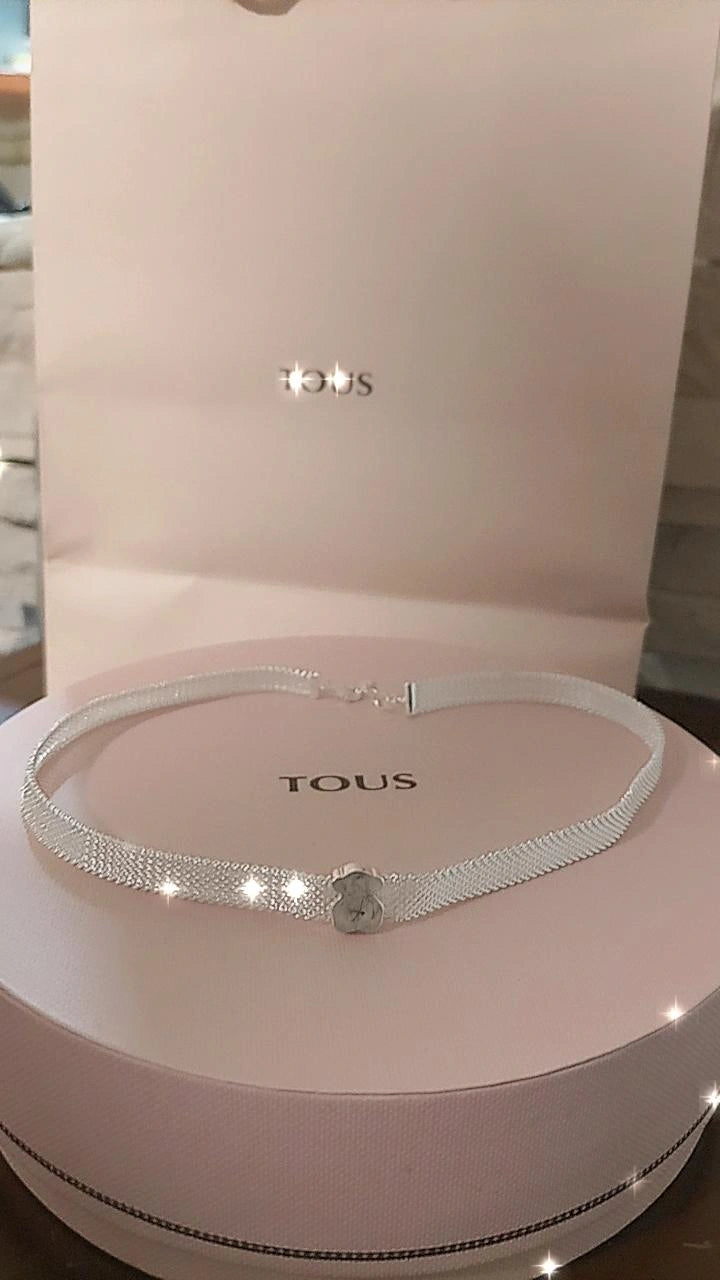 Tous choker plata