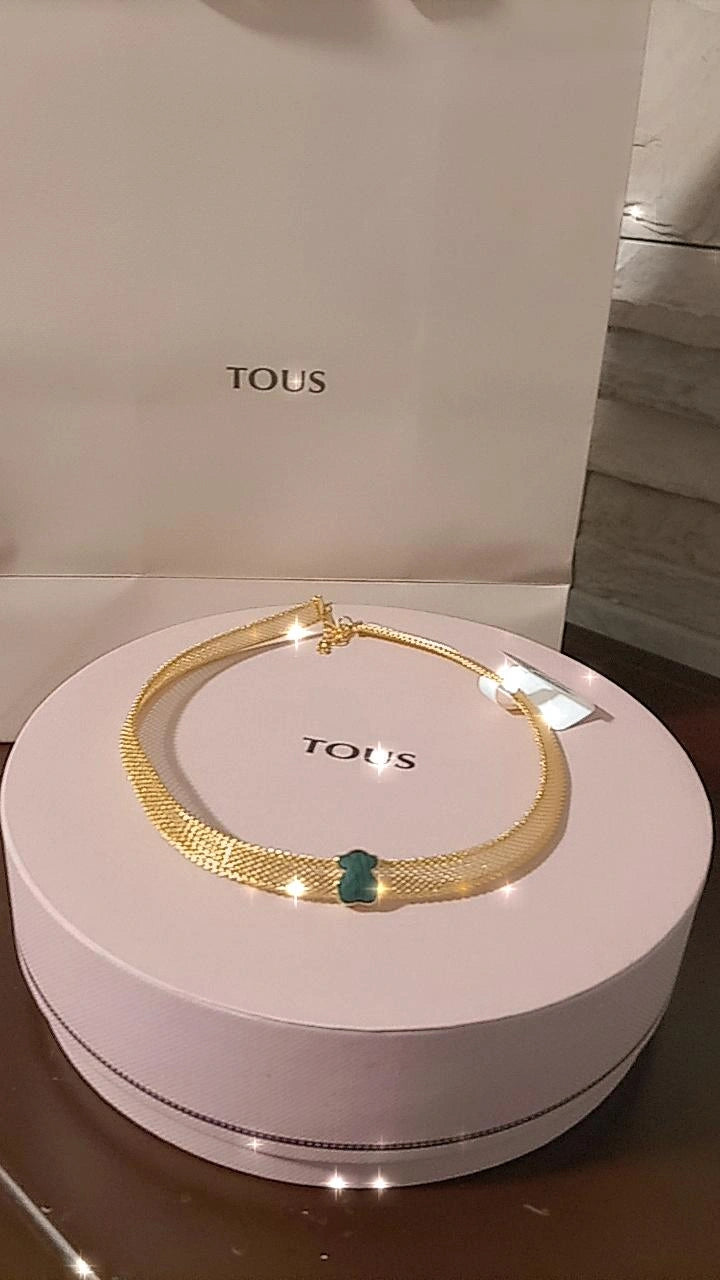 Tous choker dorada