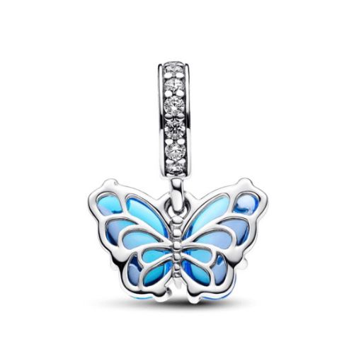 Charm Mariposa Murano Azul