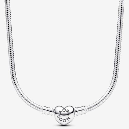 Collar cadena de septiente corazon clasico pandora