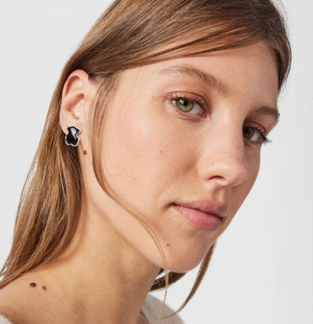 Tous Arete chico Onix Plata