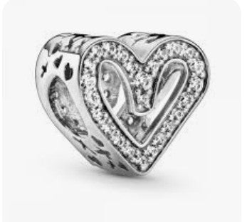 Charm corazon de lado