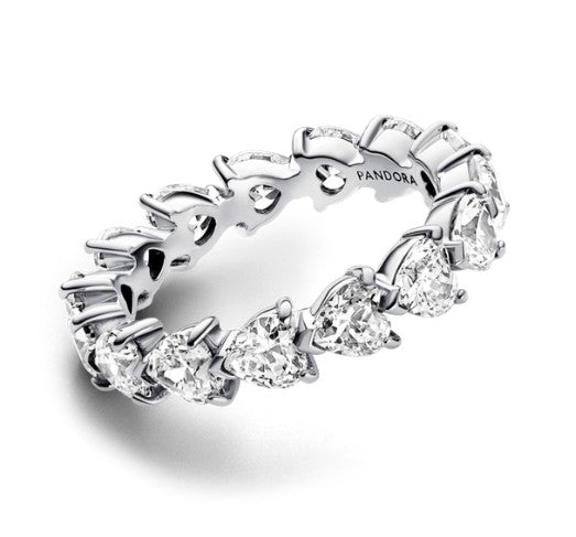 Anillo Eternidad de Corazones