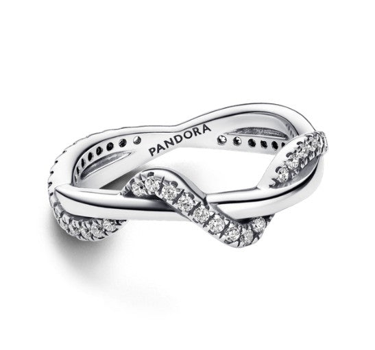 Anillo Ola Entrelazada