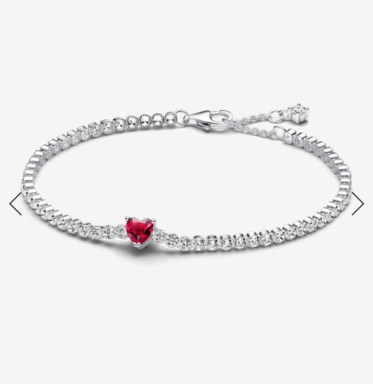 Brazalete corazón rojo 16-18
