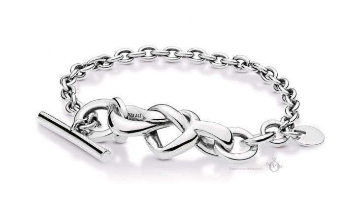 Brazalete nudo infinito pandora