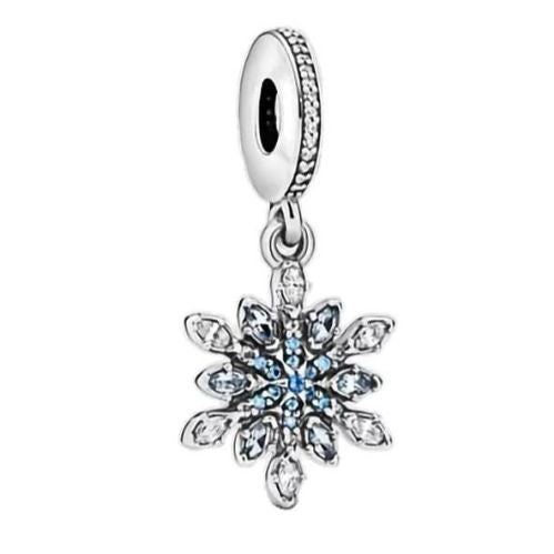 Charm Copo de Nieve Azul