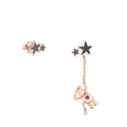 Tous Arete Oso Colgante Gold Rose