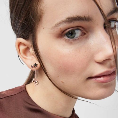 Tous Arete Oso Colgante Gold Rose