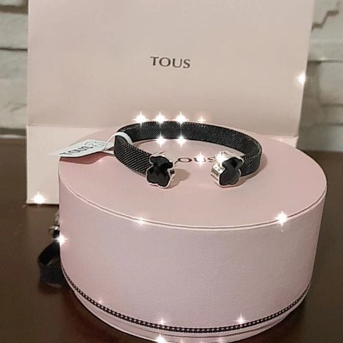 Tous pulsera 2 osos negra