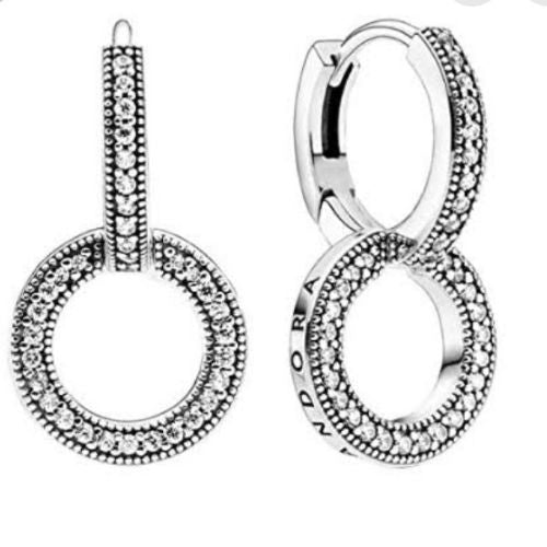 Aretes doble circulo