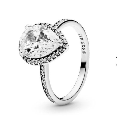 Anillo gota grande