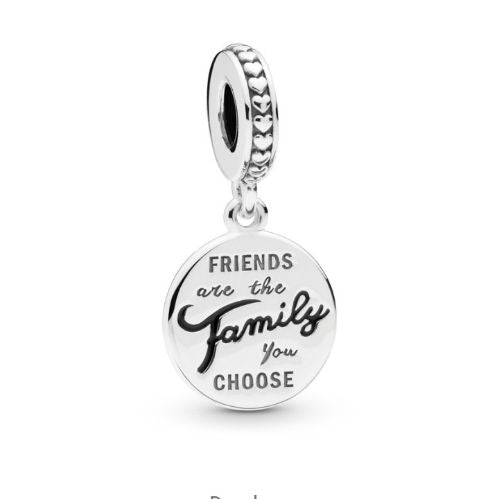 Charm medallon "Amigos"