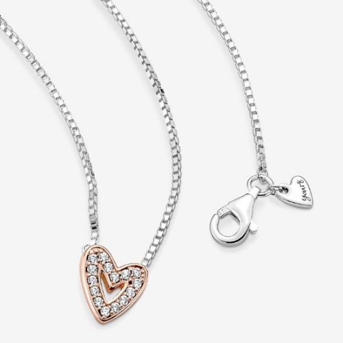 Collar  zirconia rosa forever