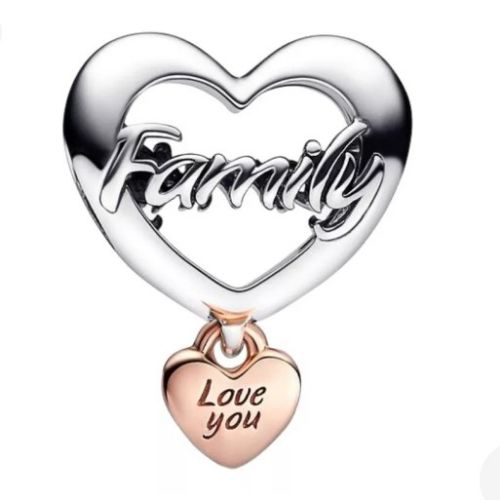 Charm corazon family