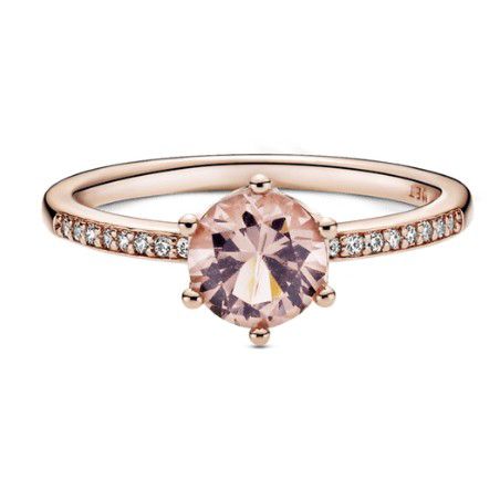 Anillo Corona Deslumbrante Rose Gold
