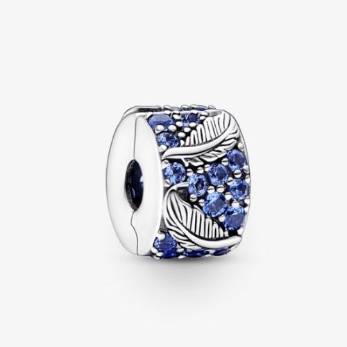 Charm Clip Hoja Azul