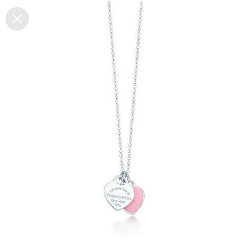 Collar Tiffany rosa