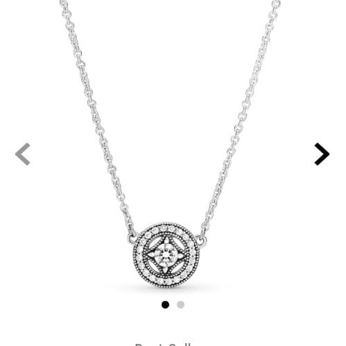 Collar circulo zirconia