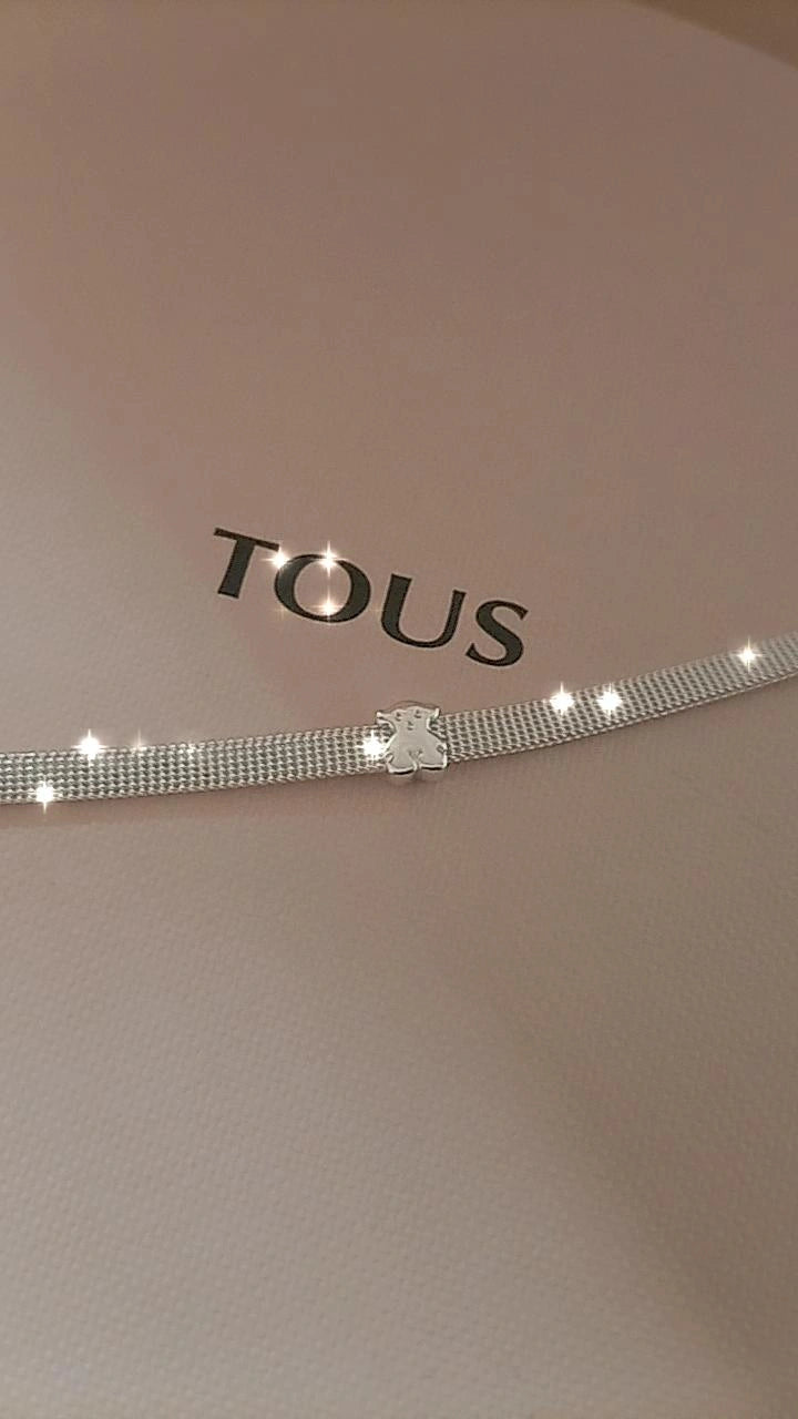 Tous pulsera extensible plata con tous plata