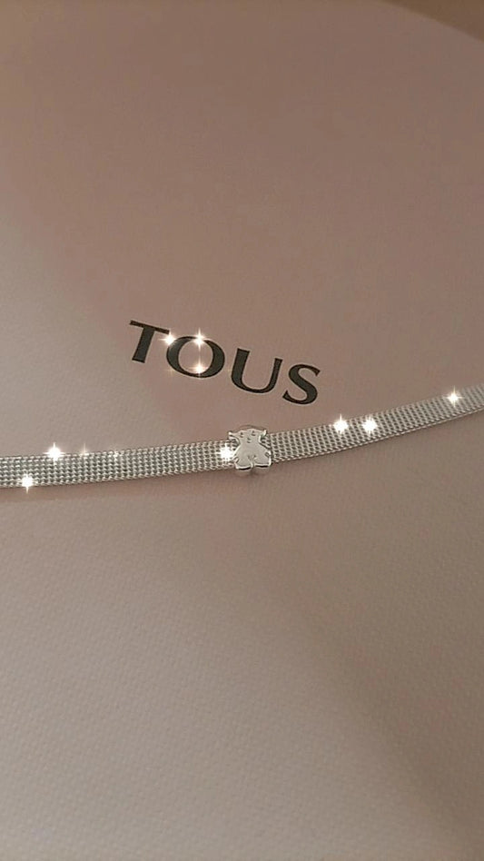 Tous pulsera extensible plata con tous plata